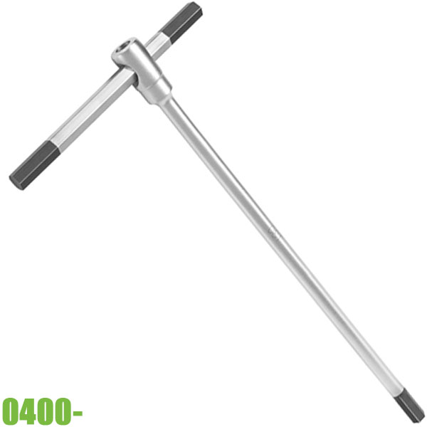 Lục giác chữ T trượt 4mm, 3 đầu vặn