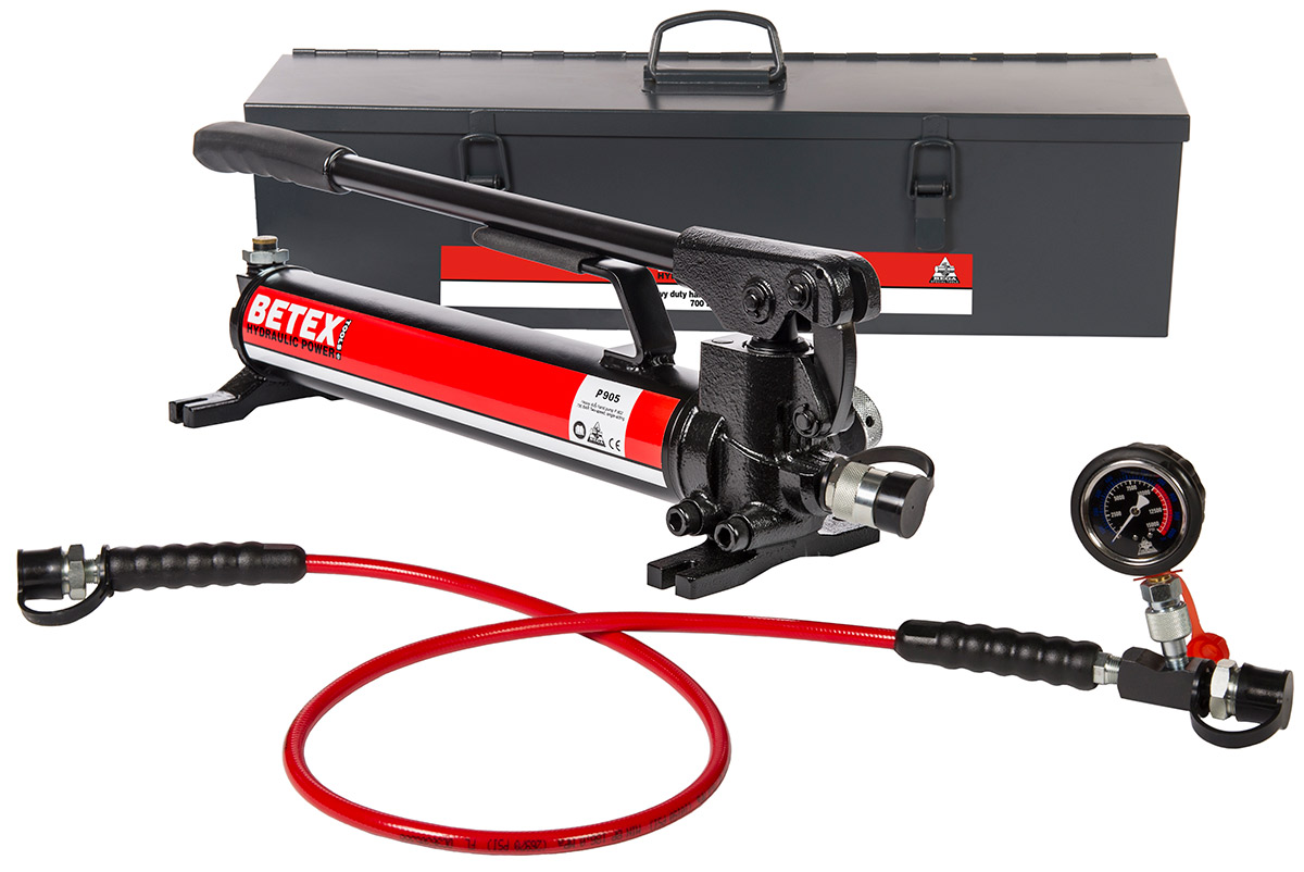 P905 Set bộ bơm tay thủy lực áp suất 700 bar