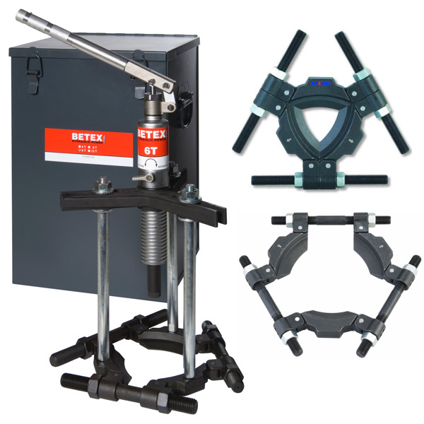 Bộ cảo thủy lực mang cá BETEX Tri-section set, vam đĩa 3 mảnh