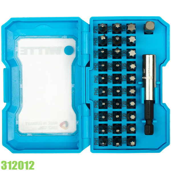 Bộ đầu vít đa năng và thanh nối dài 1/4inch, 32 chi tiết WITTE 312012