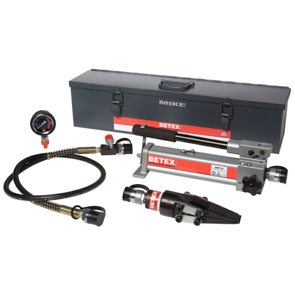 Bộ nêm thủy lực 15tấn BETEX 15TLSet, 1 đầu tách, đủ phụ kiện