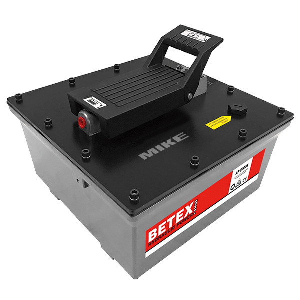 Bơm thủy lực AP 8000, dẫn động bằng khí nén, vỏ nhôm, áp suất 700 bar