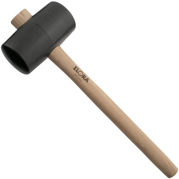 Búa cao su 320mm cán gỗ, đầu búa Ø55mm