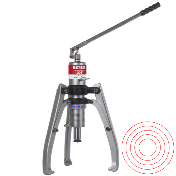 HSP203 Cảo thủy lực 20 tấn, tự định tâm, 2/3 chấu.