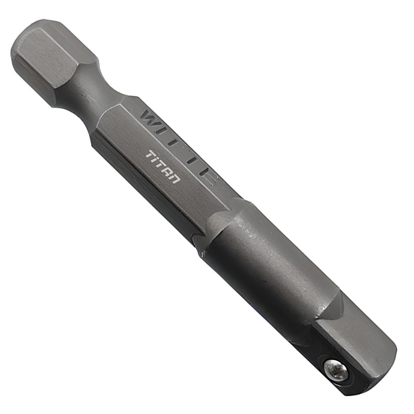 Đầu chuyển vuông 1/4"- lục giác 1/4" dài 50mm