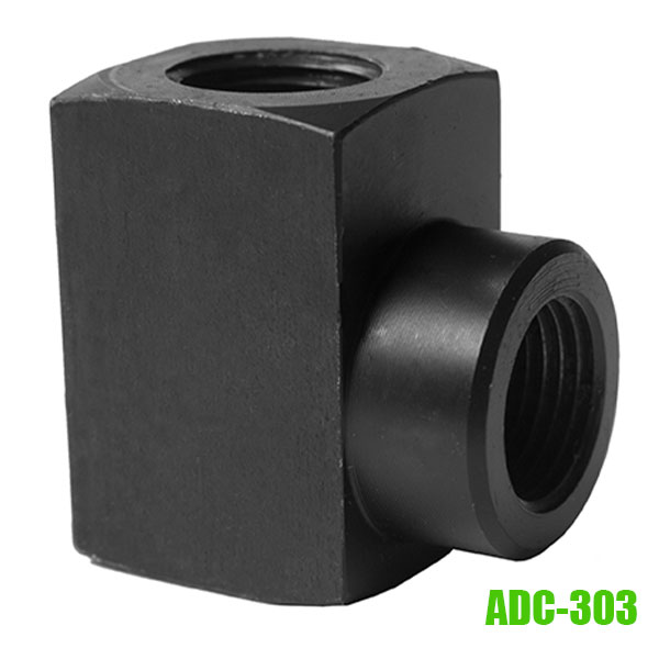 Đầu nối ren trong chữ L, áp suất max 700 bar. Betex ADC-303