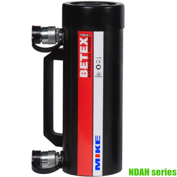 Kích thủy lực 2 chiều NDAH - có lỗ thông tâm, 30-100 tấn