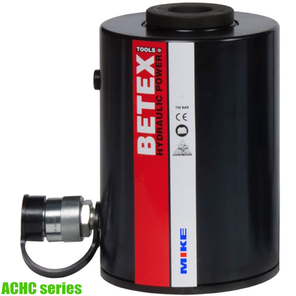 Kích thủy lực ACHC - vỏ nhôm, 1 chiều, có lỗ thông tâm