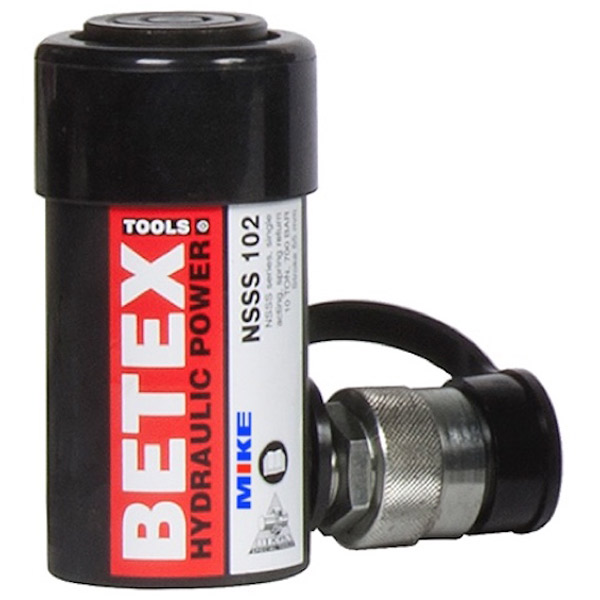 Kích thủy lực 1 chiều, BETEX NSSS 102, tải trọng 10 tấn, hồi về bằng lò xo