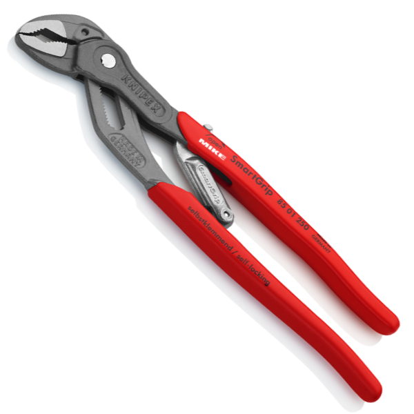 Kìm mỏ quạ Knipex 85 01 250, Tự động điều chỉnh, dùng một tay