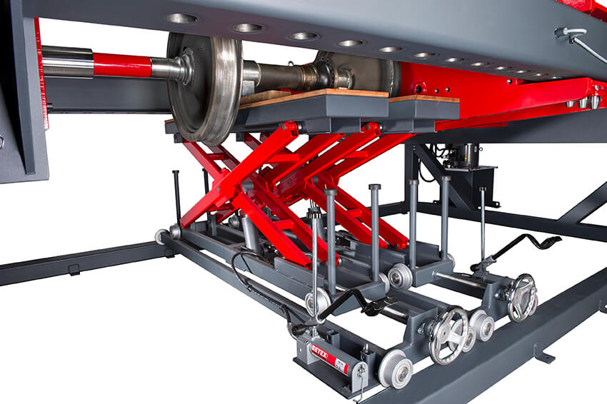 Máy ép thủy lực chuyên dụng để tháo, lắp vòng bi xe lửa 150 tấn. BETEX-HWS150 thumbnail 2