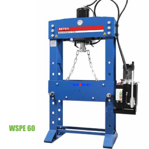 Máy ép thủy lực chữ H, lực ép max 60 tấn. Betex WSPE60