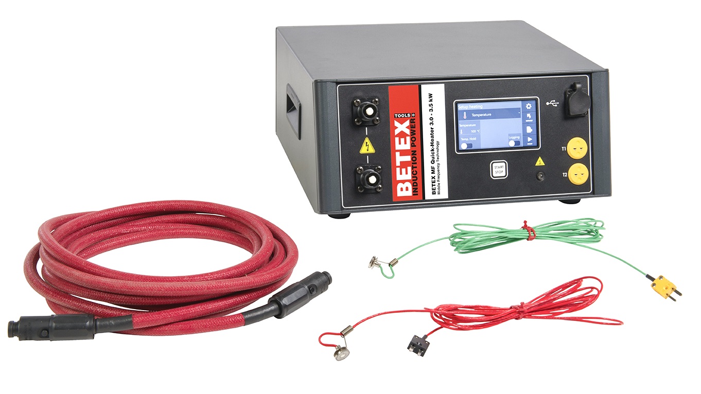 Bộ máy gia nhiệt quấn dây trung tần với cấu hình cơ bản MF Quick Heater V3