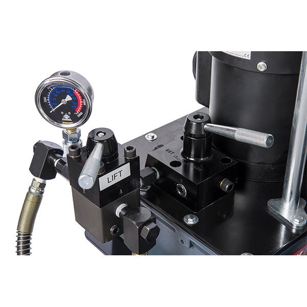 Cảo thủy lực di động 50 tấn BETEX HXPC50, tự định tâm, 2/3 chấu thumbnail 2