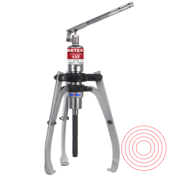 Cảo thủy lực HSP tự định tâm, 2 hoặc 3 chấu hoán đổi, liền bơm. thumbnail 4