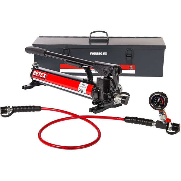 Bộ bơm tay thủy lực vỏ thép P905Set, áp suất max 1000 bar