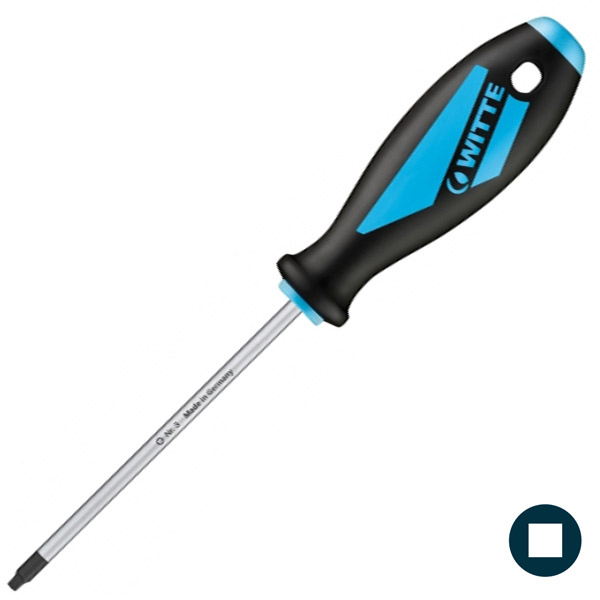 Tua vít đầu vuông Robertson WITTE 53060 size 1.0-3.0mm