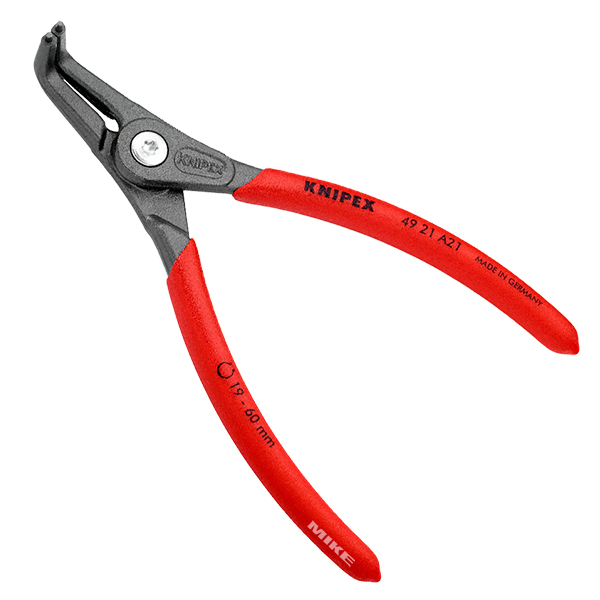 Kìm phe ngoài đầu cong Knipex 49 21 A21, mở phe Ø19-60mm