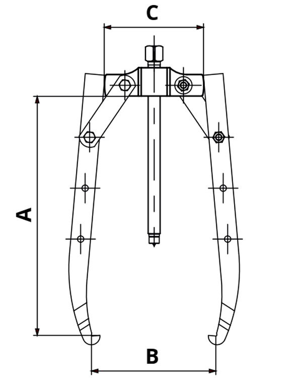 Bản vẽ kích thước bộ cảo có khí MP11